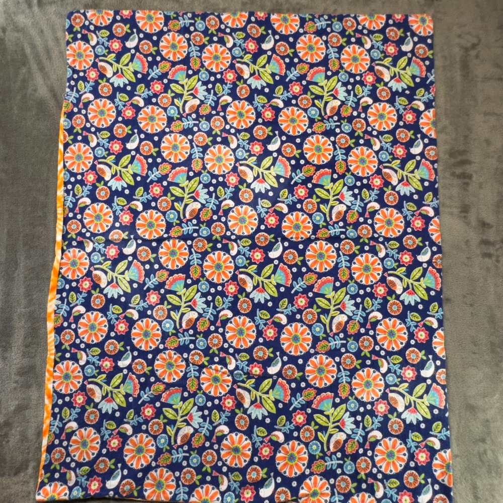 Floral‎ Bird Print Blanket Double Layer Soft Cozy Kids Play Mat 31x39
